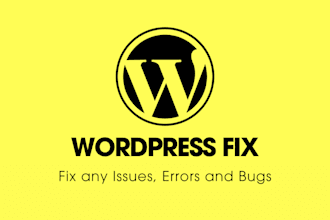 debug and fix wordpress website errors and issues quickly