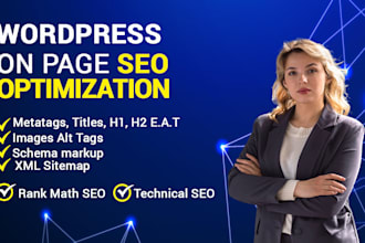 be your wordpress website on page and technical SEO expert