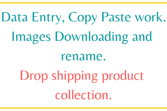 do data entry copy paste work
