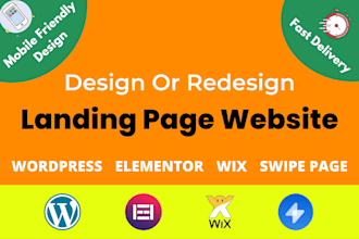 develop real estate website, broker agent landing page, wordpress elementor