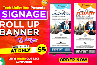 design roll up banner, retractable banner,roller banner