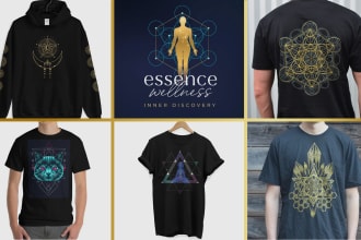 do sacred geometry, mystical, mandela design, and clothing design