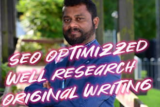 do research and writing for any topic