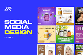 design creative social media ad post banner