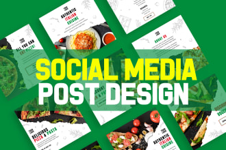 design social media posts, facebook and instagram ads banner