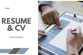 design cv and resume writing