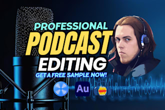 professionally edit, mix and master your podcast audio