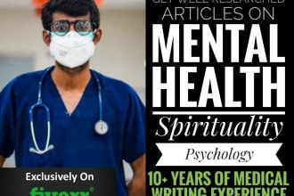 write mental heath and psychology articles