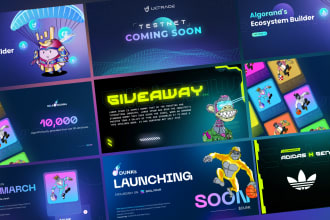 design nft banner twitter banner or opensea header