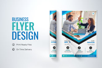 design a modern flyer and brochure
