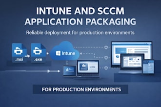 intune and sccm application deployment package
