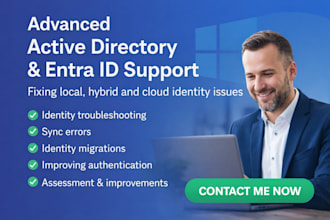 fix active directory and entra id identity issues