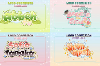 create a cute logo for vtuber or streamer