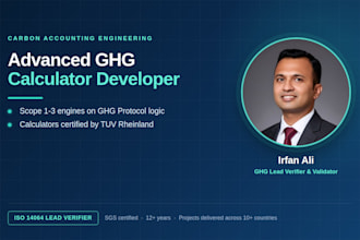 develop an advanced ghg calculator and carbon accounting tool