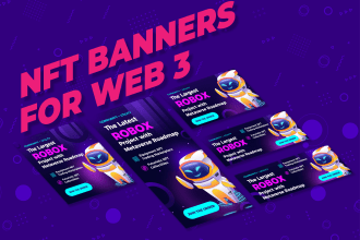 design nft banners for your nft promotion on opensea, twitter and more