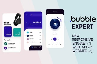 develop bubble io web app adalo lovable ai mvp saas softr replit automation n8n