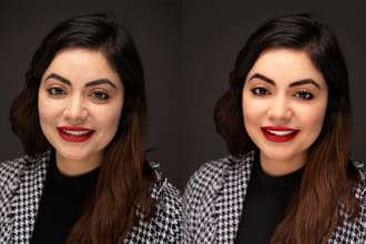do model beauty retouching and photo retouching