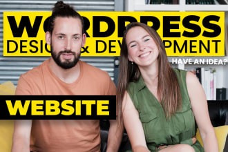 build a wordpress website