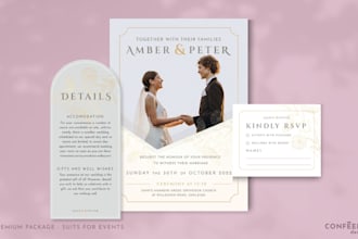design custom invitation and greeting card