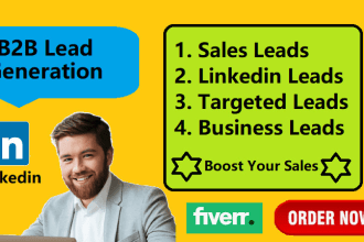 targeted linkedin b2b lead generation email prospect list building phone number