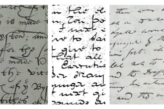 transcribe early and late modern english handwriting into text