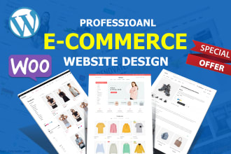 develop wordpress ecommerce website and online store