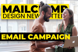 design mailchimp email template newsletter