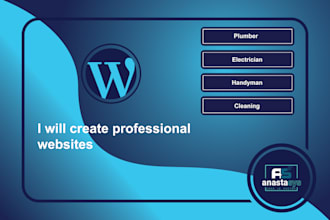 build professional and customized plumber electrician and handyman website