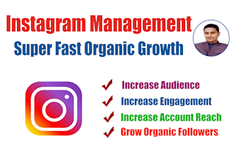 be your instagram manager for super fast organic growth