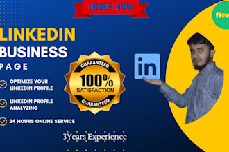 create a linkedin business page, company page
