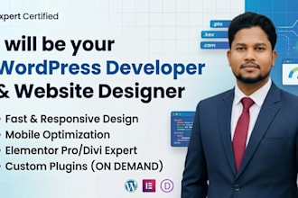 design, develop, and migrate wordpress websites with seo optimization