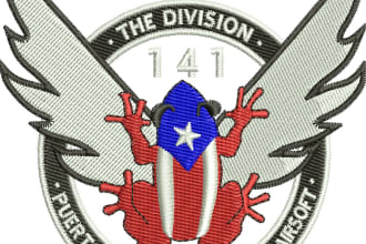 do embroidery digitizing logo or vector line into dst emb pes
