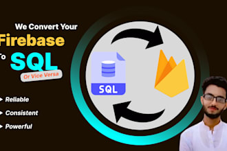 migrate your flutter app from firebase to sql
