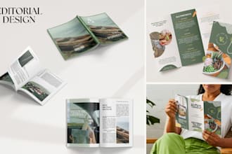 design your mini magazine, catalog or flyer