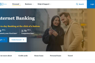 build online banking website with alerts, crypto deposit