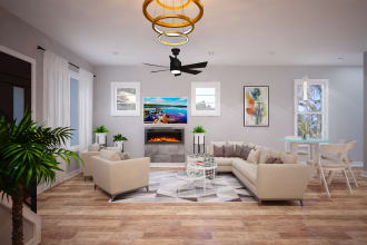 do virtual staging for your house and office space