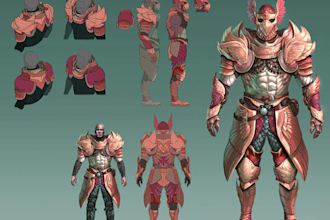 make character sheet for detail your character