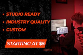 produce a custom, industry quality trap or type beat