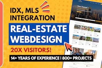 design real estate website, realtor website, idx website