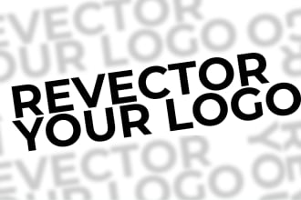 tracing or revectoring your logo into HD quality