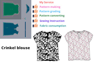 make clothing sewing pattern grading
