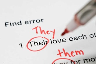 do proofreading and editing and writing work