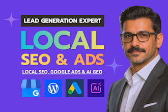 manage local SEO, google ads, and ai GEO for lead generation
