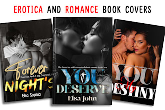 design erotica or romance book covers