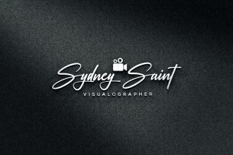 design photography logo watermark or signature