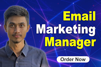 be your email marketing manager on mailchimp or sendinblue
