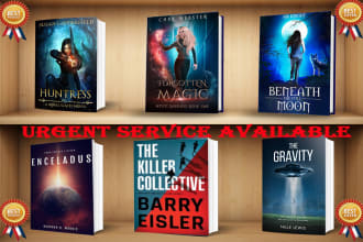design fantasy book cover fiction book cover kindle book cover in just 8 hours