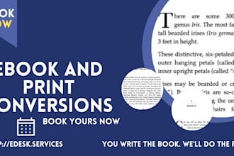 format 10 ebooks or print books for KDP, ibooks, and more