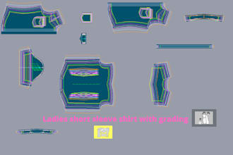 make clothing pattern for garment sewing