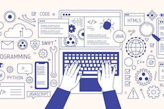 develop a full stack responsive web app for your business